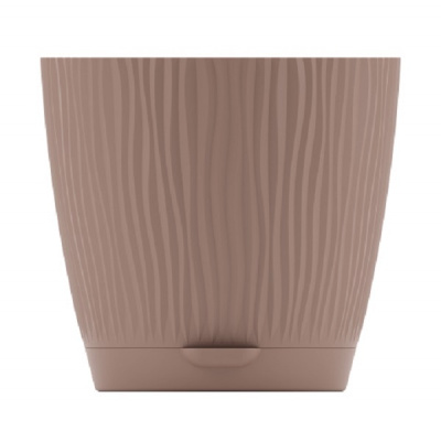 Горшок цв. "Флис" 3л с прикорневым поливом (какао)