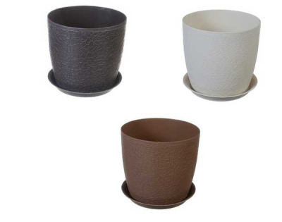 Кашпо ВЕРОНА D160мм 2,3л с подставкой (то)