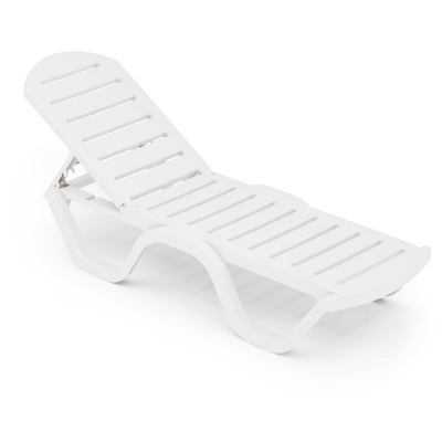 Шезлонг "Солярис" (1980х620х320) белый (то)