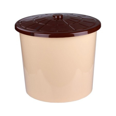 Бак 75л с крышкой универсальный (беж.) (то)