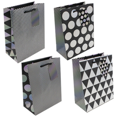 Пакет подарочный бумажный ГЕОМЕТРИЯ 18*10*23см