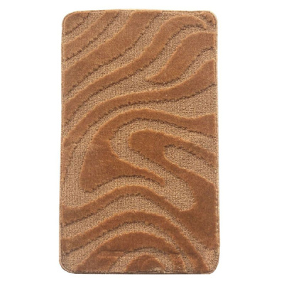 Коврик из полипропилена на латексной основе, "L'CADESI LEMIS", 50х80см из 2 штук,3014 оранжевый