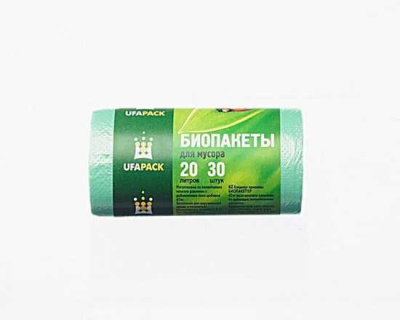 "БИО" Пакеты д/мусора 20 л. 30 шт. 