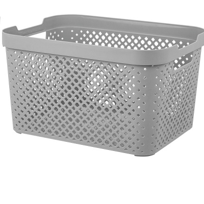 Корзинка STOCKHOLM 350х270х203мм 15л серый шторм (то)
