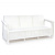 Диван "Ротанг-плюс" 3-х местный (белый)(то)
