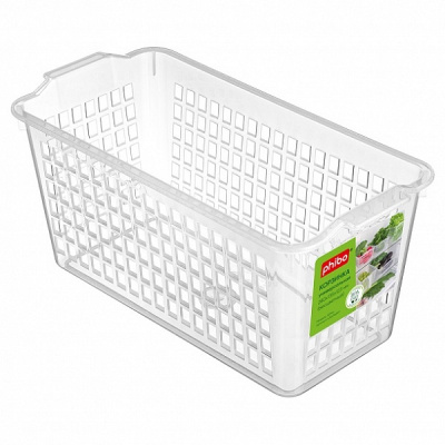 Корзинка универсальная 280х135х123мм (бесцветный)(то)