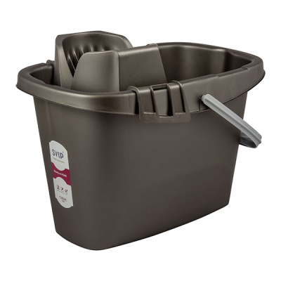 Ведро 13л МОП Step c отжимом антрацит