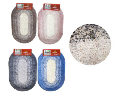 Коврик в ванную комнату 50*80см (овал)