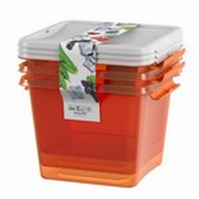 Набор контейнеров Monaco 1,5л (апельсин)(то)