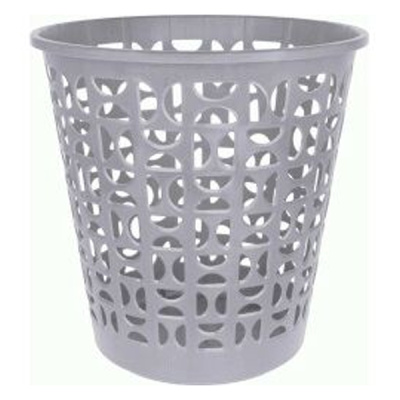 Корзина для бумаг Disco, 270х270х270мм 10л серебряный