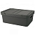 Ящик универсальный с крышкой "LUXE" 380х276х140мм, 12л (серый) (то)