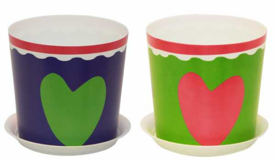 Кашпо ДЕКО D160мм 2,4л с подставкой