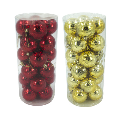 Шары елочные 6см, 24шт