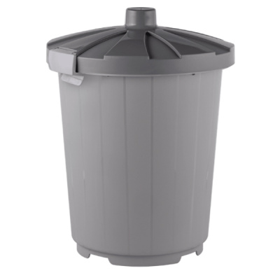 Бак 105л с крышкой (серый)