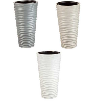 Кашпо ДЮНА D340мм H 630мм 9/42л со вставкой (то)