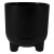 Горшок Фита 1,45л с вкладкой Черный