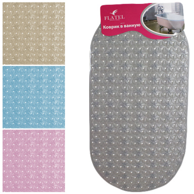 Коврик в ванную комнату PVC 38*68см 