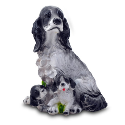 Фигура Кокер со щенками