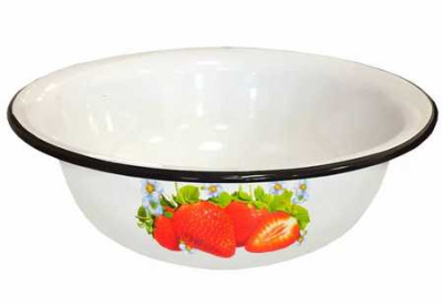 Миска 5л с рис. белый 1с35с (8)