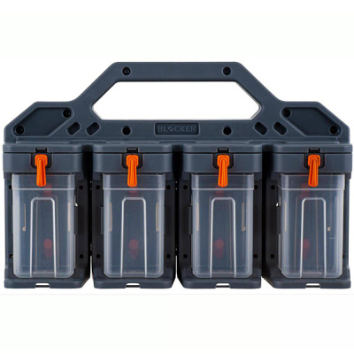 Органайзер Blocker Expert (8 модулей) универсальный серо-свинц./оранж. (то)