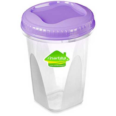 Банка с завинчивающейся крышкой "Тондо" 0,9л (то)