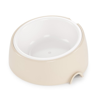 Миска-лего ALTA для домашних животных с наклоном 0,3л (бежевый) (то)