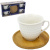 Набор чайный керамический на 4 персоны (чашки+бамбуковые блюдца)