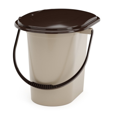 Ведро-туалет 17л. (бежевый) (то)