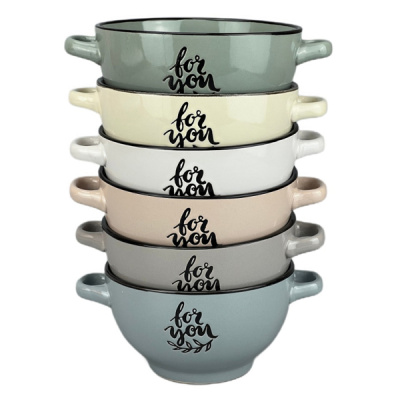 Бульонница 680мл JEWEL "Для тебя" (керамика)