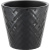 Горшок для цветов Manhattan D160мм, 1,6л c дренажной вставкой оникс (то)