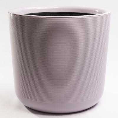 Горшок Лион 16,6л с черной вкладкой Сиреневый