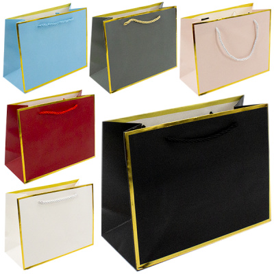 Пакет подарочный бумажный БУМ 23*10*17см