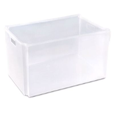 Ящик штабелируемый с крышкой "Модуль" L 37л (прозрачный) (то)