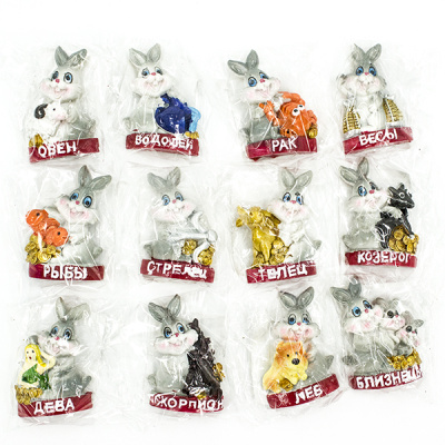 Магнит декоративный ЗАЯЦ 4,5*6см