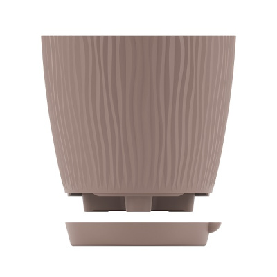 Горшок цв. "Флис" 1,2л с прикорневым поливом (какао)