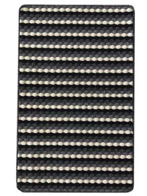 Коврик для ванной SUPER ECO 60х100 из 1 шт с черной полоской