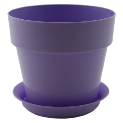 Горшок Протея 0,7л с поддоном Лавандовый