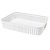 Лоток "VELVET", 360х265х70мм, 5,5л (белый) (то)