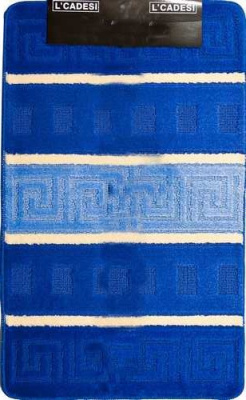 Набор ковриков 2шт. MULTI из пропилен. 50*80см синий-ярко синий