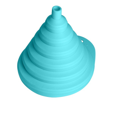 Воронка складная d-130 мм (голубой песок)(то)
