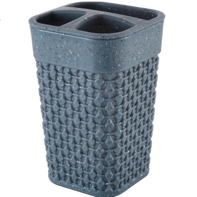 Подставка для зубных щеток Plast Team Stone темный камень (то)