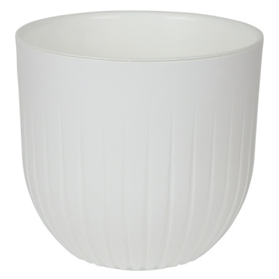 Горшок Альфа 1,4л с вкладкой Белый