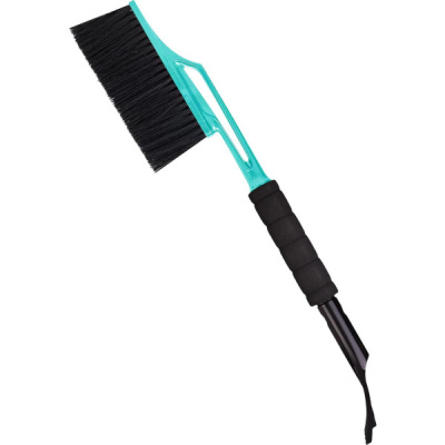 Щетка для снега Techno со съемным скребком для льда 58см digital green (то)