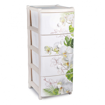 Комод 4-х секционный "Орхидея"  (то)