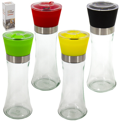 Мельница для перца и соли стеклянная