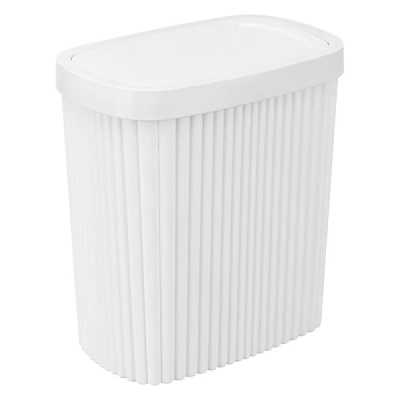 Контейнер для мусора "VELVET" 1,9л (белый) (то)