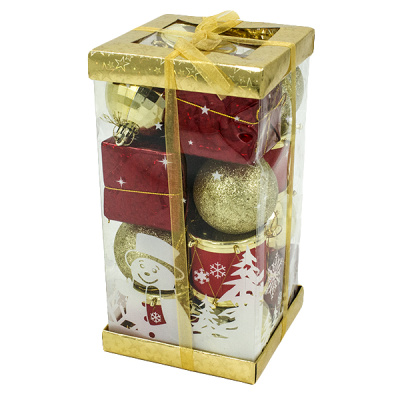 Шары елочные 6см, 16шт