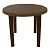 Стол круглый d 900 мм коричневый