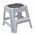 Табурет со ступенькой (с отделением для мелочей)св.серый (то)