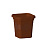 Горшок "Валенсия" Квадрат, D19,  2,9л, терракот (то)